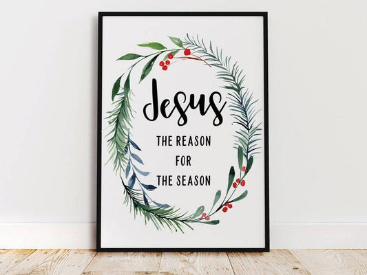 Living Words Wall Decor Jesus is the Reason for the Season
