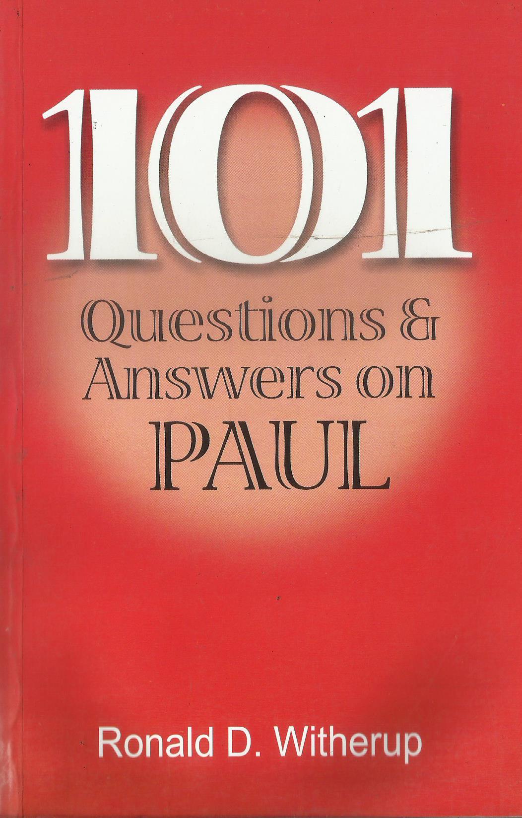 101 QUESTIONS ANSWERS ON PAUL - sophiabuy