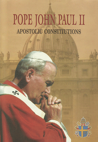 POPE JOHN PAUL II APOSTOLIC CONSTITUTIONS - sophiabuy
