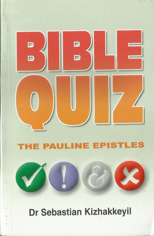 BIBLE QUIZ THE PAULINE EPISTLES - sophiabuy