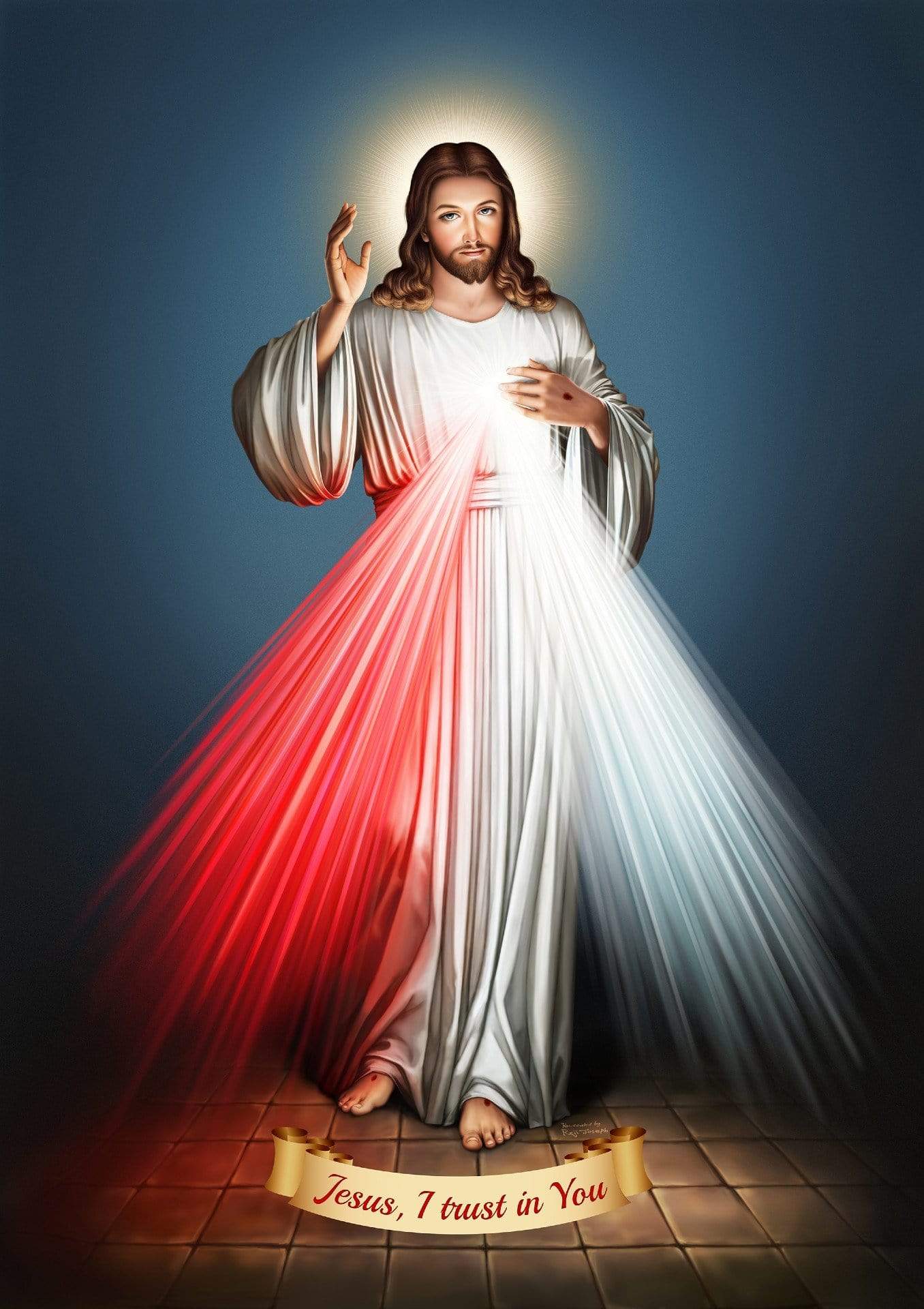 Living Words Wall Decor Divine Mercy - JP1-B