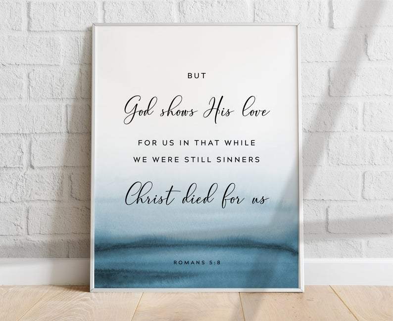 Living Words Wall Decor God Shows His Love For Us