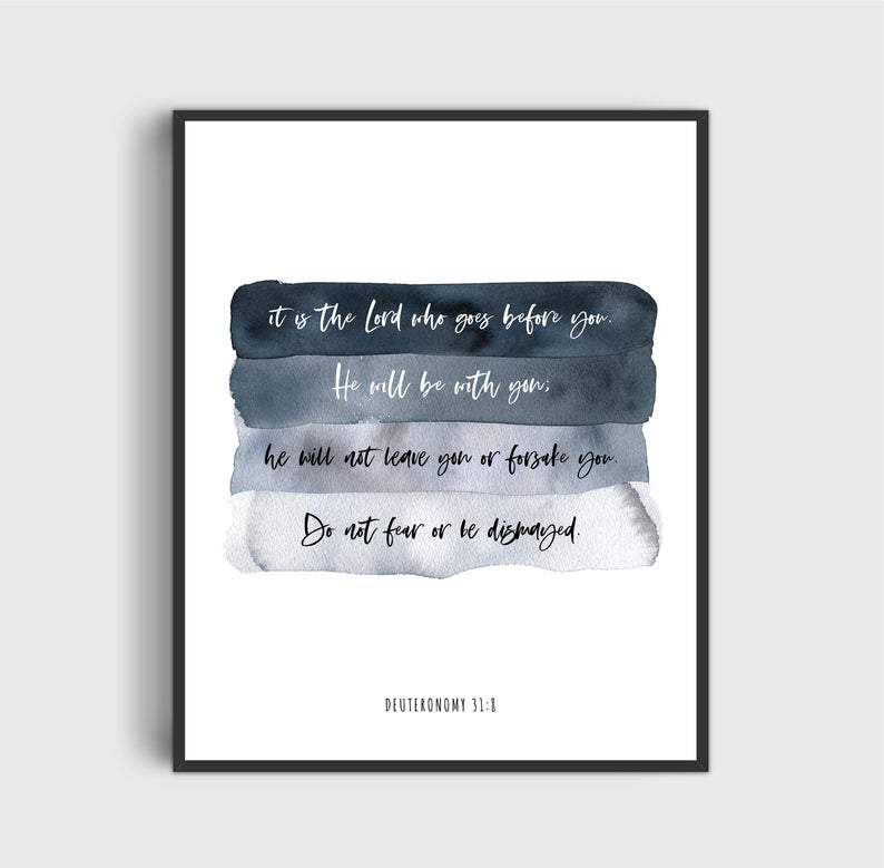Living Words Wall Decor It is the Lord who goes before you