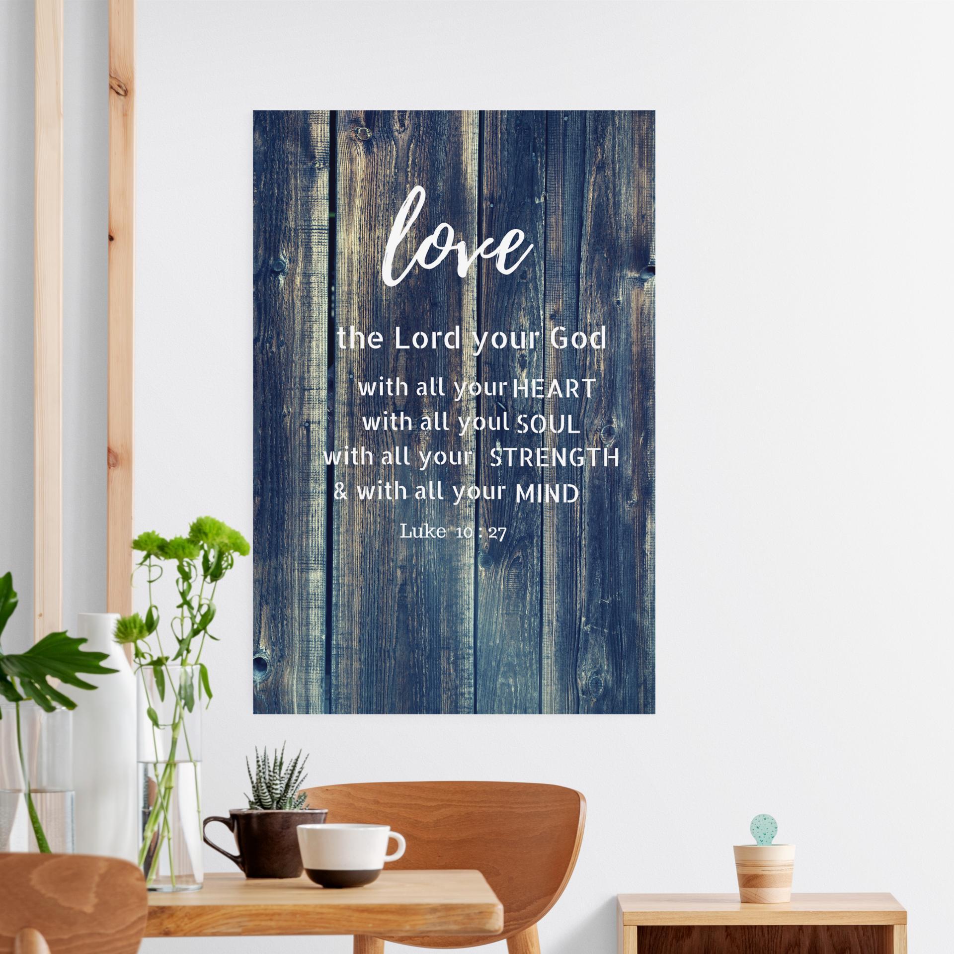 Living Words Wall Decor Love the Lord