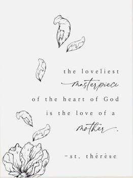 Living Words Wall Decor St. Therese of Lisieux Quote