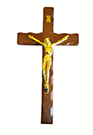 Wooden Cross - Golden