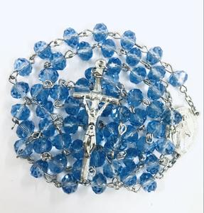 LIGHT BLUE ROSARY