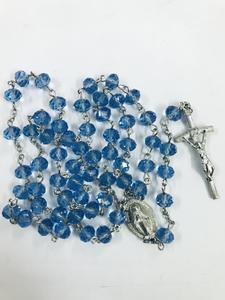 LIGHT BLUE ROSARY