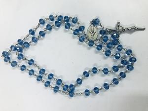LIGHT BLUE ROSARY