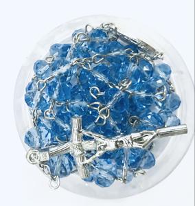 LIGHT BLUE ROSARY